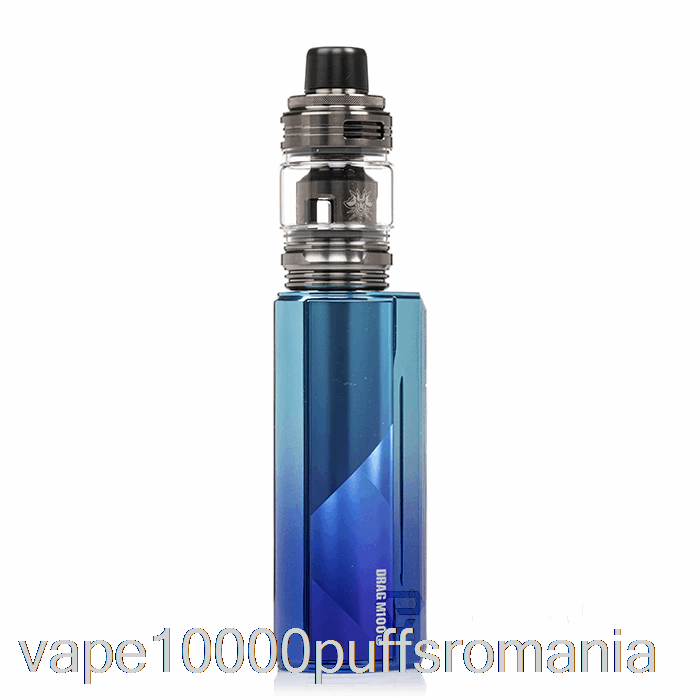 Vape Romania Voopoo Drag M100s Starter Kit Cyan Si Albastru